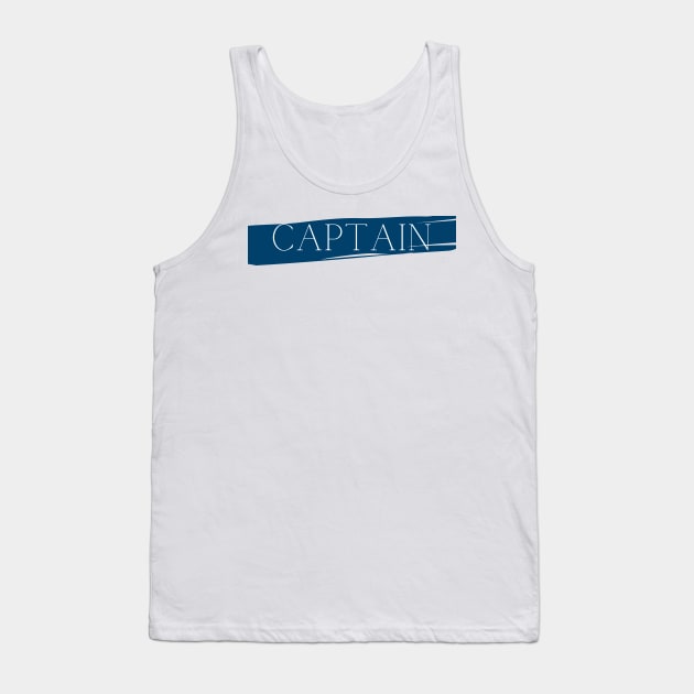 Captain Tank Top by SummerAtTheLakeHouse